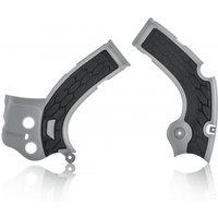 0022444.020 - Acerbis X-Grip Frame Guards - Yamaha YZF250 17-18, YZF450 16-17, WRF450 16-18 - Silver