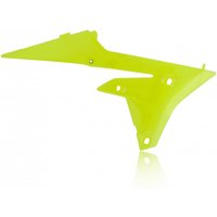 0017556.061 - Acerbis Radiator Scoops - Yamaha YZF 250/450 2014-17, WRF250 2015-19, WRF450 2015-17 - Fluro Yellow