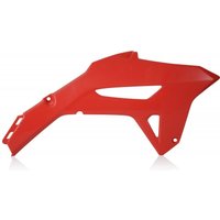 Image of 0024304.110 - Acerbis Radiator Scoops - Honda CRF250R 2022-2024, CRF450R 2021-2024 - Red