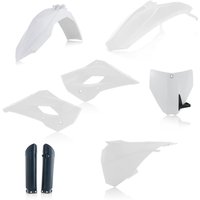 Acerbis Full Plastics Kit - Husqvarna TC85 2014-17 - OEM (White/Navy)