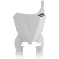 Acerbis Raptor Front Number Board - Honda CRF250R 2018-21, CRF450R 2017-20 - White