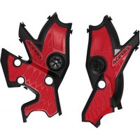 Acerbis X-Grip Frame Guards - Yamaha Tenere 700 2020-23 - Black/ Red