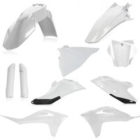 Image of 0024631.237 - Acerbis Full Plastics Kit - Gas Gas EX 250/350/450F & EX300 & MX125 2021-23 - White/Black