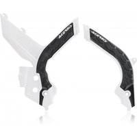 0023599.237 - Acerbis X-Grip Frame Guards - KTM SX 125/250 2019-22, SX150 2019-20, SXF 250/350/450 & XC-F/ XC 2019-22 - White/ Black