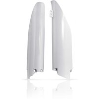 0011631.030 - Acerbis Fork Guards - Suzuki RM 125/250 2007-08, RMZ250 2007-18, RMZ450 2007-17 - White