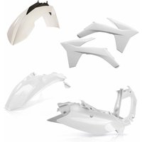 Image of 0016233.030 - Acerbis Standard Plastics Kit - KTM EXC/ EXC-F 125-500 2012-13 - White