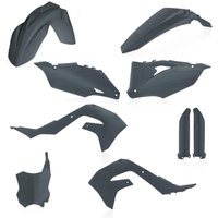 0023649.072 - Acerbis Full Plastics Kit - Kawasaki KXF250 2021-23, KXF450 2020-23 - Metallic Grey