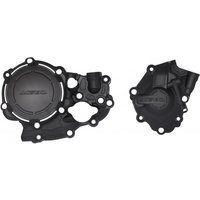 Image of Acerbis X-Power Engine Covers Kit - Honda CRF250R 2018-20, CRF250RX 2019-21 - Black