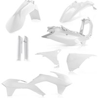Image of 0017204.030 - Acerbis Full Plastics Kit - KTM EXC/ EXC-F 125-540 2014-15 - White