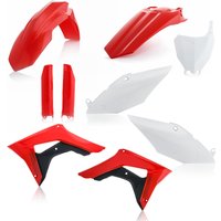 0022385.553.018 - Acerbis Full Plastics Kit - Honda CRF250R 2018, CRF450R 2017-18 - OEM '18 (Red/White)