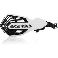 Image of 0024297.237 - Acerbis K-Future Hand Guards For KTM SX250 & SXF 2014-23, XC-F 2019-23 - White/ Black