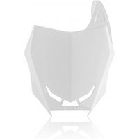 0023059.030 - Acerbis Front Number Board - Suzuki RMZ250 2019-2025, RMZ450 2018-2025 - White