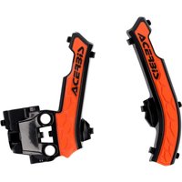 0025333.313 - Acerbis X-Grip Frame Guards - KTM SX50 2016-24 - Black/Orange