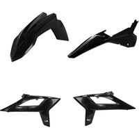 Image of 0024940.090 - Acerbis Standard Plastics Kit - Beta RX 300/450 2022 - Black