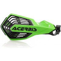 0024660.377 - Acerbis K-Future Hand Guards - Kawasaki KXF250 2021-2025, KXF450 2019-2023 - Green/ Black