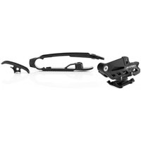 Image of Acerbis Chain Guide, Block & Slider Kit - KTM SX/ SXF & Husqvarna FC/TC 2016-22, TE 2017-23 - Black