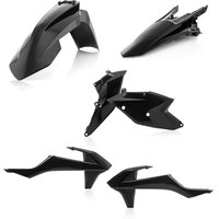 0022370.090 - Acerbis Standard Plastics Kit - KTM EXC-F 250/350/450/500 2017-19, XC-W TPI 2019 - Black
