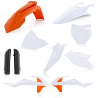 0022933.553.021 - Acerbis Full Plastics Kit - KTM SX85 2018-2024 - OEM '21 (White/Orange)