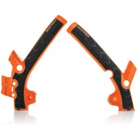 0021869.010 - Acerbis X-Grip Frame Guards - KTM SX85 2013-17, Husqvarna TC85 2014-17 - Orange