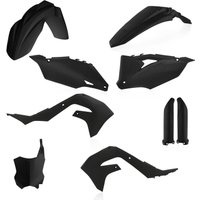0023649.092 - Acerbis Full Plastics Kit - Kawasaki KXF250 2021-2024, KXF450 2020-2023 - Metallic Black