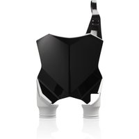 Image of Acerbis Raptor Front Number Board - Kawasaki KXF250 2017-2025, KXF450 2016-2025 - Black/ White