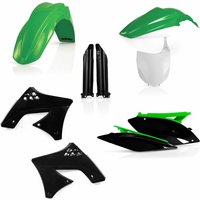 0013978.553 - Acerbis Full Plastics Kit - Kawasaki KXF250 2009-12 - OEM (Green/Black)