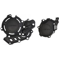 Image of Acerbis X-Power Engine Covers Kit - Gas Gas MC450F 2021-23 - Black