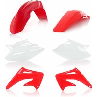 0007597.553.004 - Acerbis Standard Plastics Kit - Honda CRF450R 2004 - OEM (Red/White)
