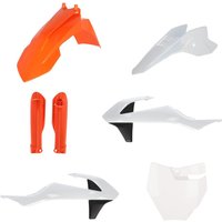 0025506.553.017 - Acerbis Full Plastics Kit - KTM SX50 2016-23 - OEM '17 (Orange/White/Black)
