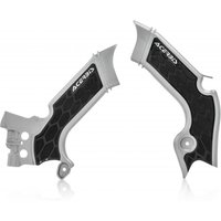 0023693.293 - Acerbis X-Grip Frame Guards - Kawasaki KXF250 2021-2024, KXF450 2019-2023 - Grey/ Black