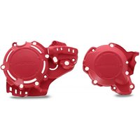 Image of Acerbis X-Power Engine Covers Kit - Gas Gas EC 250/300 2021-23 - Red