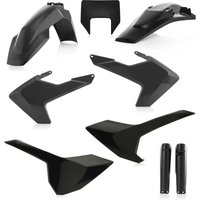 0022375.090 - Acerbis Full Plastics Kit - Husqvarna FE 250/350/450/501 2017-19 - Black