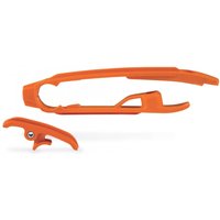 Acerbis Chain & Slider Kit - KTM SX/SXF 2011-2015, Husqvarna FC 2014-15, FE/ TE 2014-16 - Orange