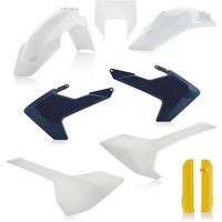 0022375.553.018 - Acerbis Full Plastics Kit - Husqvarna FE 250/350/450/501 2017-19 - OEM '18 (White)