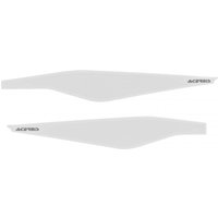 Image of 0023103.030 - Acerbis X-Guard Swingarm Protectors - KTM SX125 2016-22, SX250 2017-22, SXF 250/350/450 2016-22, XC-F 2020-22 - White