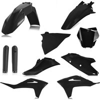 Image of 0024631.090 - Acerbis Full Plastics Kit - Gas Gas EX 250/350/450F & EX300 & MX125 2021-23 - Black