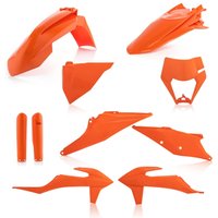 Image of 0024054.011.016 - Acerbis Full Plastics Kit - KTM EXC 150/250/300 TPI & EXC-F 250/350/450/500 & XC-W TPI 2020-23 - Orange