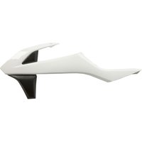 Image of 0021745.237 - Acerbis Radiator Scoops - KTM SX/SXF 125/250/350/450 2016-18, EXC 2017-19 - White/ Black