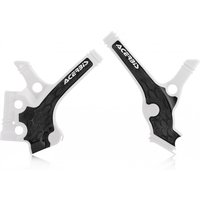 0023677.237 - Acerbis X-Grip Frame Guards - Yamaha YZ85 2019-21 - White/ Black