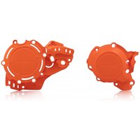 Acerbis X-Power Engine Covers Kit - KTM SX250 2019-22, XC TPI 2020-22, Husqvarna TC250 2019-22 - Orange