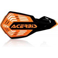 Image of 0024296.313 - Acerbis X-Future Hand Guards - Black/ Orange