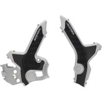 0025127.293 - Acerbis X-Grip Frame Guards - Honda CRF300L 2021-2024 - Grey/Red