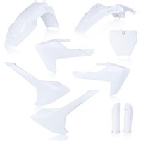 Image of 0023538.031 - Acerbis Full Plastics Kit - Husqvarna TC65 2017-23 - Bright White