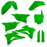 0017247.130 - Acerbis Full Plastics Kit - Kawasaki KX 85/100 2014-21 - Green