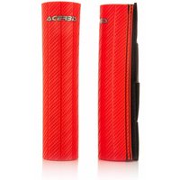 Acerbis Universal Upper Fork Covers - 43/48mm - Red