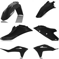 Image of 0024630.090 - Acerbis Plastics Kit - Gas Gas MC125 & MC-F 250/450 2021-23, MC250 2022-23 - Black