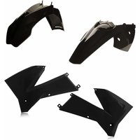 0008193.090 - Acerbis Standard Plastics Kit - KTM EXC125-300 & EXC-F 250-500 2005-07 - Black