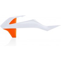 0022928.485 - Acerbis Radiator Scoops - KTM SX85 2018-2024 - Orange/ White