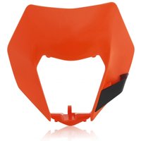 Image of Acerbis Headlight Surround - Various KTM EXC/ EXC-F 2014-16 Models - Orange