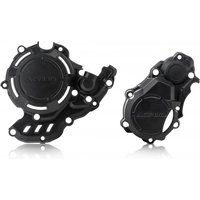 Acerbis X-Power Engine Covers Kit - KTM SXF 250/350 & Husqvarna FC 250/350 2016-22, Gas Gas MC250F 2021-23 - Black